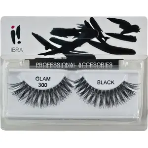 Накладные ресницы на полоске Ibra IBRA_Para Glam 300 Black – полнообъемные, многоразовые