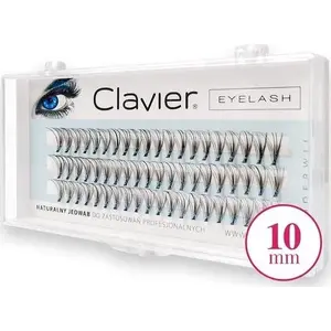 Skropstu kūlītes Clavier CLAVIER_Eyelash kępki rzęs 10mm — 10 mm kūlītes
