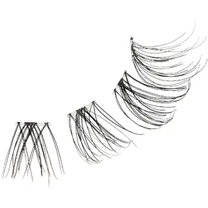 Nepatiesas skropstu pūrtiņas Kiss The New Natural Neo Trio Lashes ar līmi 1 g