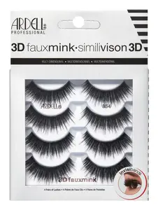Накладные ресницы Ardell 3D Faux Mink 854 — чёрные, упаковка 8 шт.