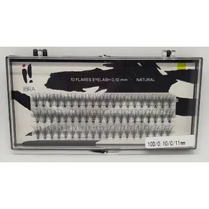 Skropstu pūkumi Ibra IBRA Kępki rzęs NATURAL 0.10 C izliekums 11 mm (1 iep.)