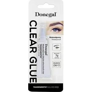 Eyelash Adhesive Transparent 7 g, No name (DONEGAL) — clear glue for false lashes