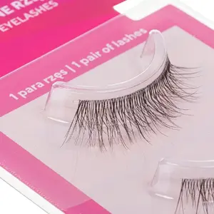 No name artificial eyelashes INTER-VION Natural Effect — strip false lashes, natural-style look