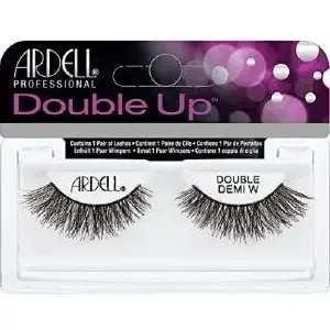 False eyelashes Ardell Double Up Double Demi W, Black, 1 pair