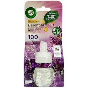 Air Wick electric refill Purple Lavender Meadow 19 ml — essential oil fragrance insert