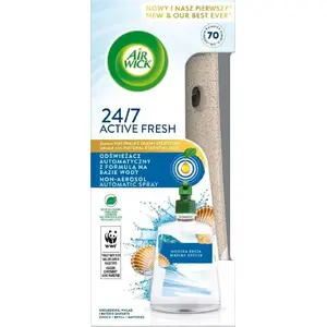 Автоматический освежитель воздуха Air Wick Active Fresh с водной формулой и refill "Морской бриз" 228 мл