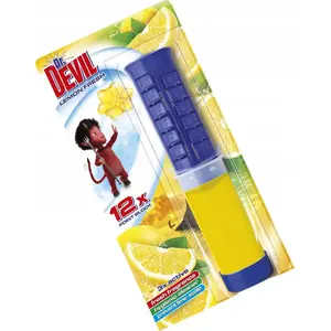 Toilet Bowl Gel Freshener Discs Dr Devil Lemon - Dr Devil 179425