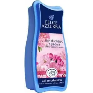 Освежитель воздуха в геле Felce Azzurra Cherry & Peony 140 г — ароматический гель