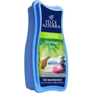 Гелевый освежитель воздуха Felce Azzurra Garden Zen 140 г — гель-дезодорант для помещений, стойкий аромат