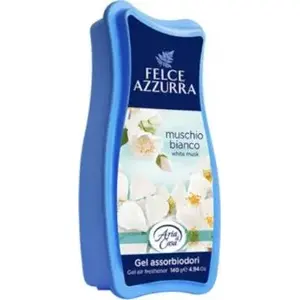 Освежитель в геле Felce Azzurra White Musk 140 г — ароматизатор длительного действия