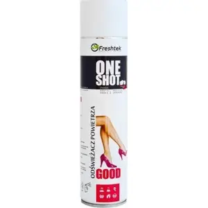 Gaisa atsvaidzinātājs FRESHTEK One Shot 600 ml — koncentrēts aerosols, ziedu aromāts