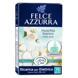 Электрический освежитель воздуха Felce Azzurra White Musk сменный флакон 20 мл