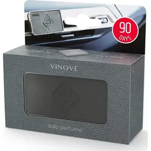 Освежитель воздуха VINOVE Classic Leather Line Silverstone — для автомобиля/дома, подвесной флакон