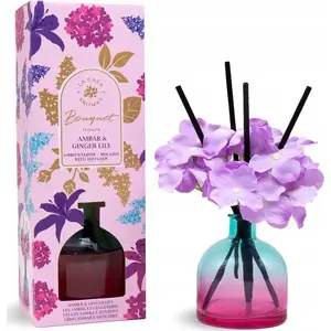 Reed Diffuser LA CASA DE LOS AROMAS Bukiet Kwiatów — Amber & Ginger Lily, 170 ml