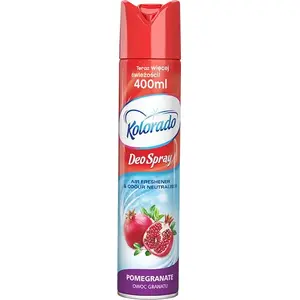 Air Freshener Spray Kolorado Deo Spray Pomegranate 400 ml, universal room and fabric freshener