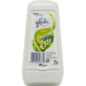 Gaisa atsvaidzinātājs želejā Glade Jasmine & Lily 150 g — telpu dezodorants, pastāvīga smarža