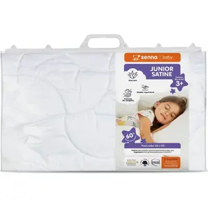Junior pillow No name SATINE 40x60 cm – children's sleep pillow, rectangular 40×60