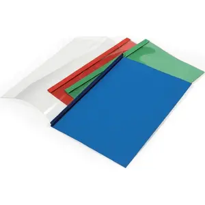 Plastic book covers ARGO OKŁADKI PRESTIGE 9 mm green, pack of 80