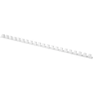 Binding spines Office Products A4 14 mm for 115 sheets, pack of 100, white