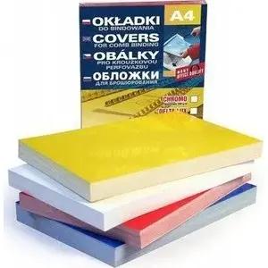Binding cardboard sheets ARGO CHROMO 408035 A4 glossy blue 250 g/m² 25 pcs