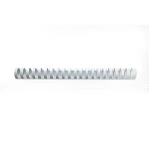 Comb binding combs 28 mm A4 21 rings, Acco — white PVC, max capacity 270 sheets