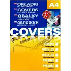 Binding Cover ARGO A4 transparent yellow 0.20 mm 25 pcs