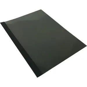 Binding thermocovers ARGO PRESTIGE A4 faux-leather 4 mm black, pack of 10
