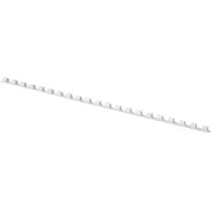 Binding Spines Office Products A4 6 mm for 25 Sheets, Pack of 100, White