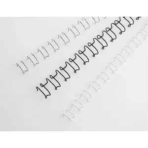 Binding Wires Acco GBC MultiBind 14 mm, metal, white, for up to 130 sheets, 100 pcs, 297 mm height