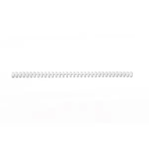 Binding Spine Acco GBC ClickBind Spine A4 34R 8mm — White, 45-sheet capacity, Plastic
