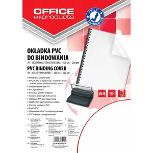 Binding Covers Office Products PVC A4 200 µm Transparent 100 pcs (model 20222015-90)