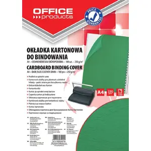 Binding Cover A4 250 g/m² leather-like green PBS Connect pack 100