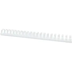Binding Spines Office Products A4 28.5 mm (holds 270 sheets) pack of 50, white