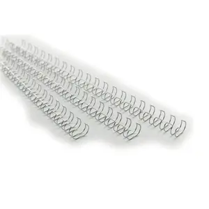 Binding Wire Acco MultiBind 6mm for A4, 130-sheet capacity, 172×81 mm, silver, pack of 100