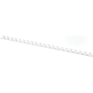 Binding Spines Office Products A4 8 mm (for up to 45 sheets) 100 pcs white