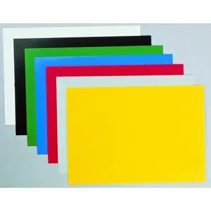 Binding Covers HERLITZ for comb binder Chromolux, black, pack 100