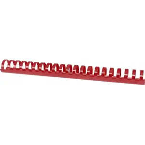Binding Spines Office Products A4 28.5 mm (for 270 sheets) pack of 50, red
