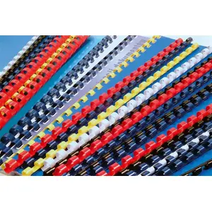 Plastic binding spine ARGO 12.5 mm blue, pack of 100