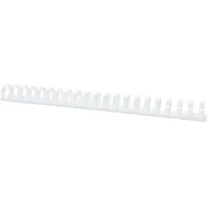 Binding Combs office products, A4, 25 mm (holds ~240 sheets), pack of 50, white
