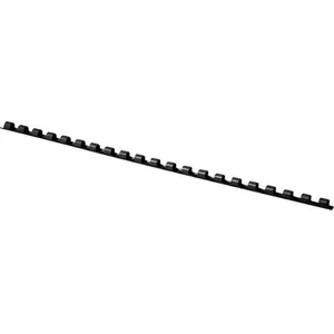 Binding Spines Office Products A4 6 mm for 25 Sheets, Pack of 100, Black