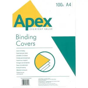 Binding cover A4 Fellowes Apex Light, transparent binding cover, 150 micron thickness