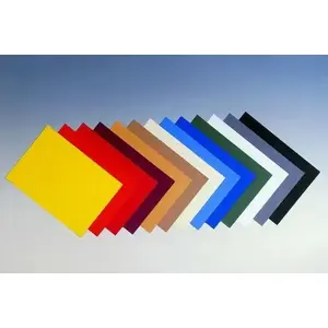 Cover for A4 Comb Binding, HERLITZ Delta, 100 pcs, faux leather, yellow