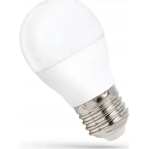 Лампа LED Spectrum LED Kulka E27 230V 8W CW — холодный белый, шарообразная