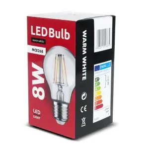LED spuldze MACLEAN MCE268WW E27 8 W Photo 2