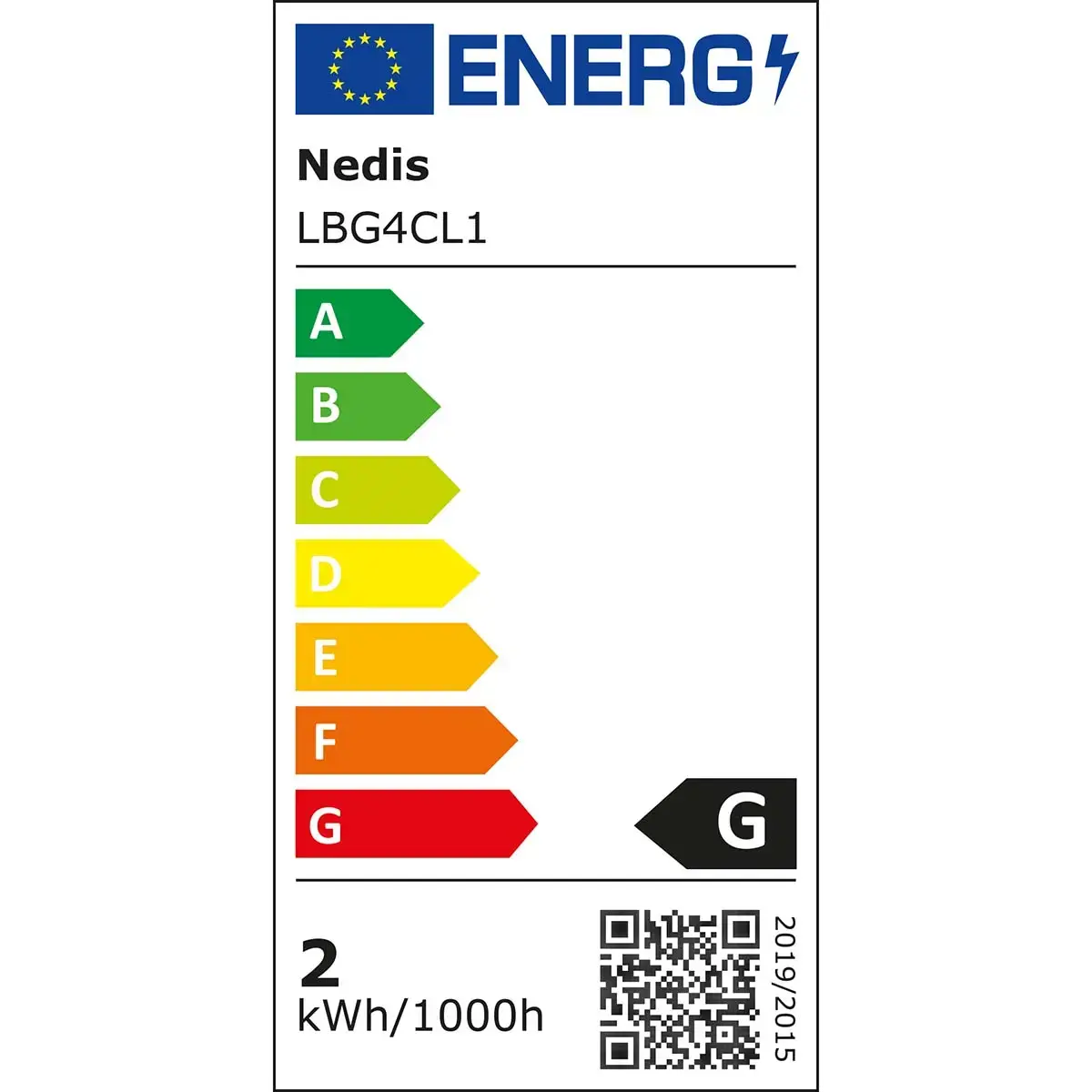 LED лампа Nedis LBG4CL1 G4 1.5 Вт 2700 К Photo 6