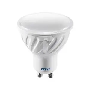 LED spuldze GTV GU10 7,5W (SMD 2835) neitrāli balta 570 lm 120° leņķis AC 220–240V
