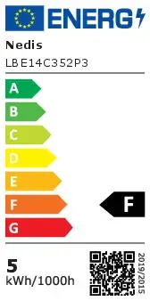Nedis LBE14C352P3 E14 LED лампа 4.9 Вт Photo 4
