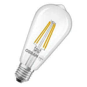 Светодиодная лампа Osram Classic Edison 3.8 W E27 Тёплый белый 2700 K 806 lm