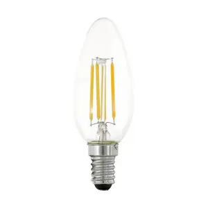 Лампочка EGLO E14 LED 470 лм, цоколь E14, класс энергоэффективности F