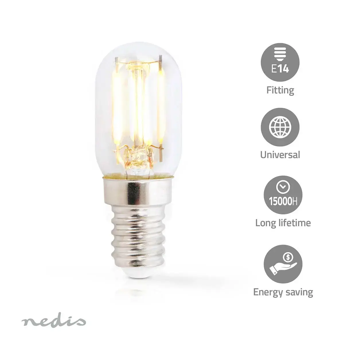 Nedis T22 LED лампа для холодильника E14 1,5 Вт Photo 4